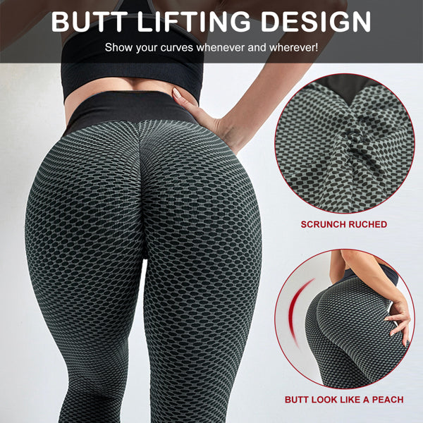 Leggings de mujer levantacola, deportivos, de cintura alta para yoga