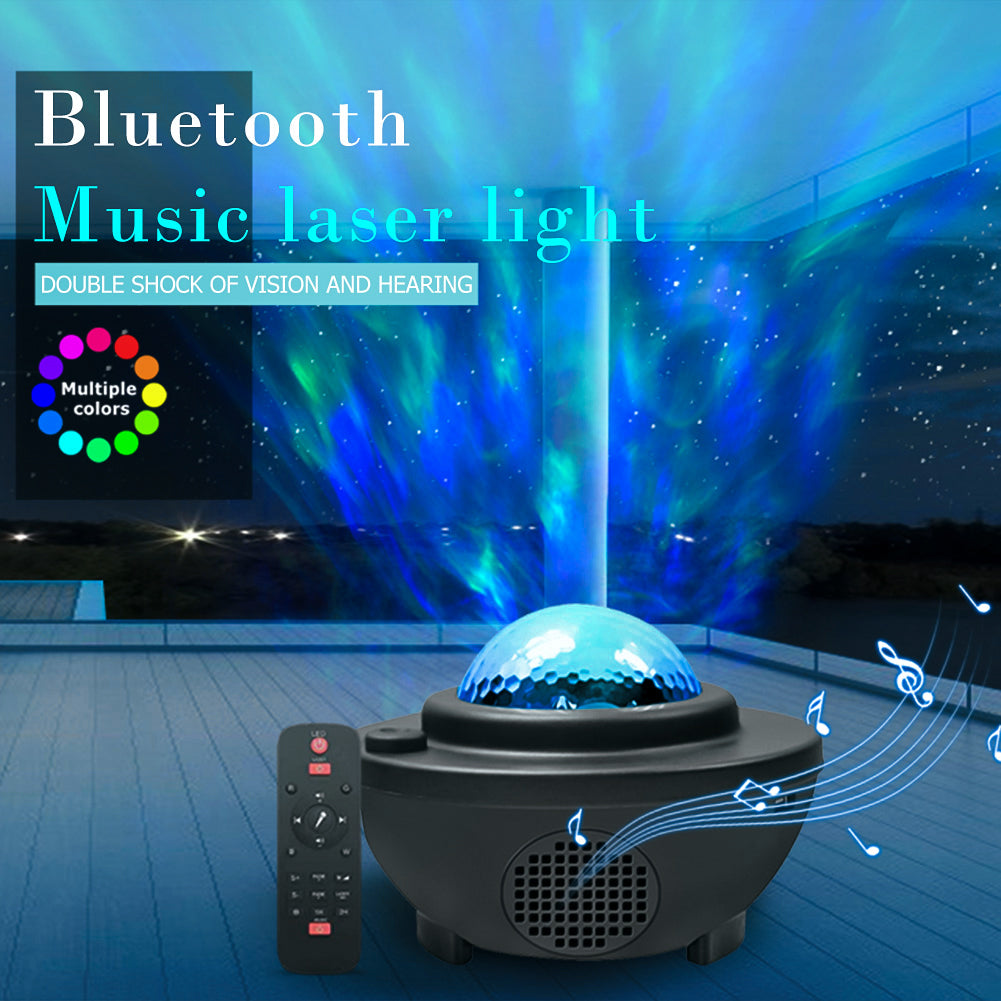 Proyector de Galaxia y Cielo Estrellado de Colores con Altavoz Bluetooth