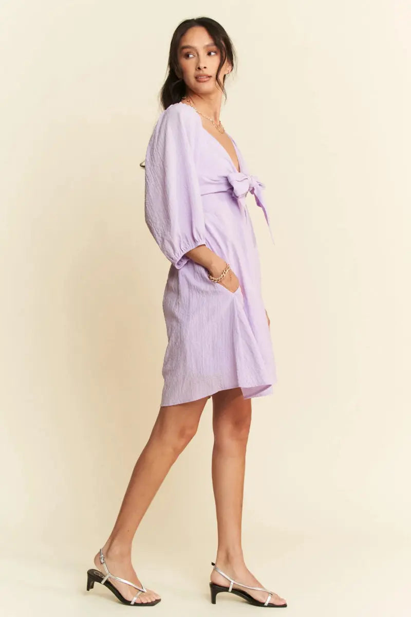 Dresses Trendsi Puff Sleeve Mini Dress Women's Casual Smocked Dress Cute & Flattering