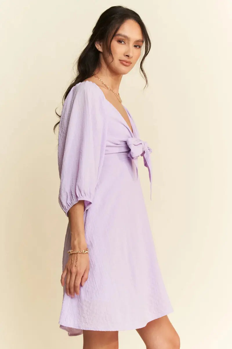 Dresses Trendsi Puff Sleeve Mini Dress Women's Casual Smocked Dress Cute & Flattering