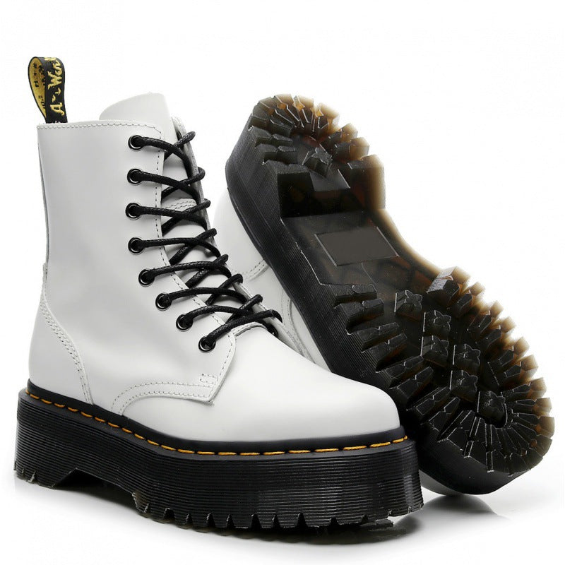 British-style Womens Ankle Boots With Side Zippers