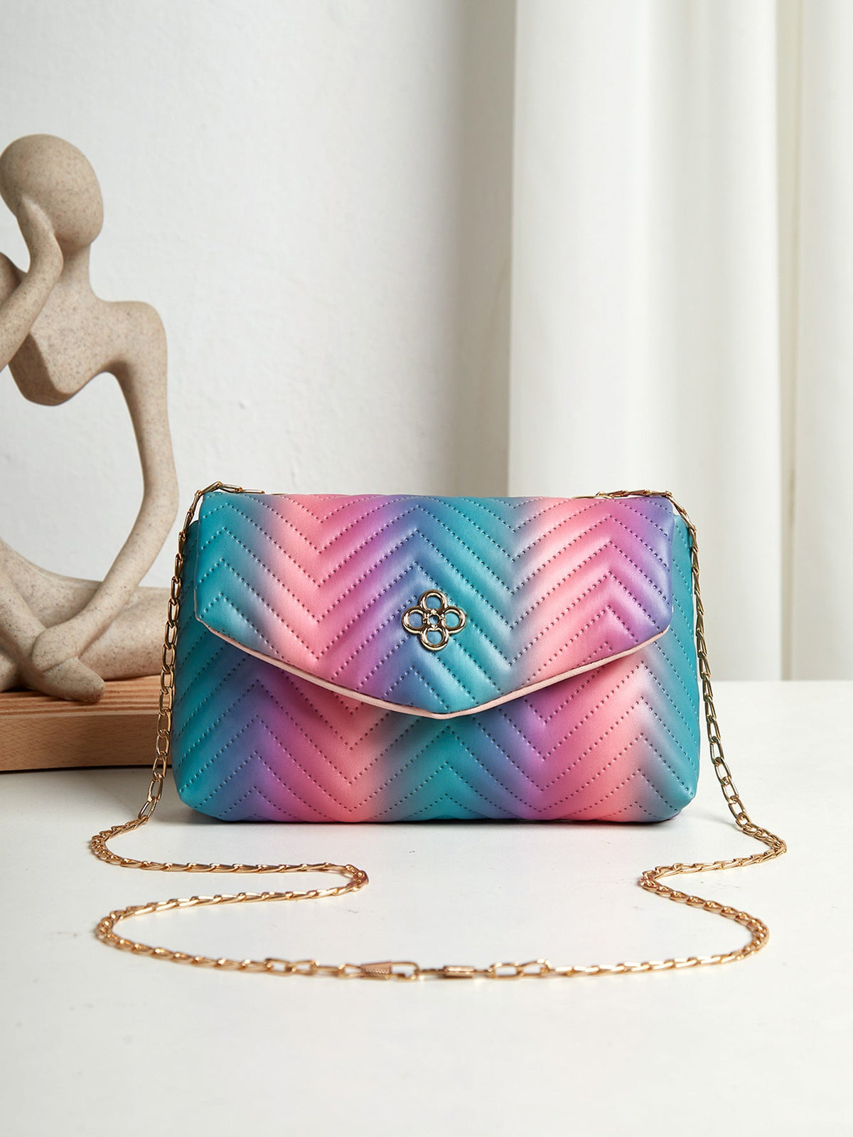 New Contrast Color Polyester Suitable For Portable Travel Lipstick Cosmetics Women's Bag