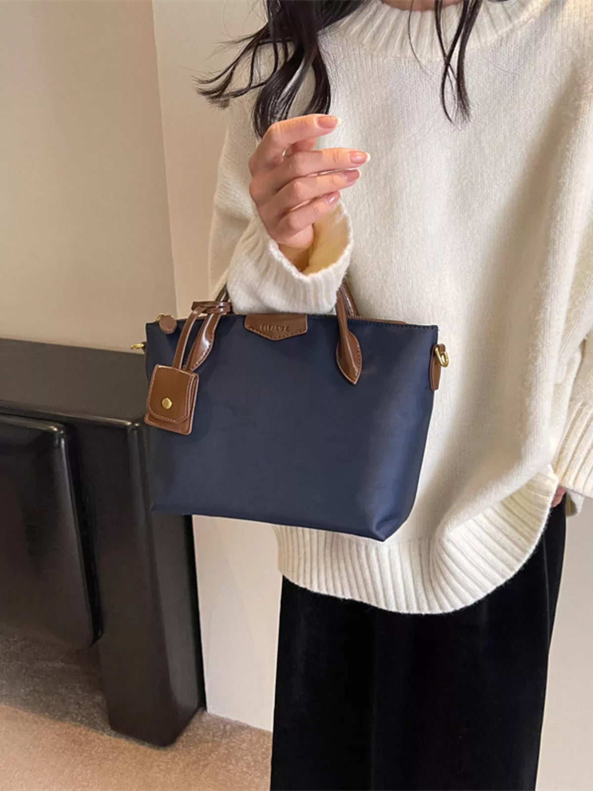 Top Handle Crossbody Bag