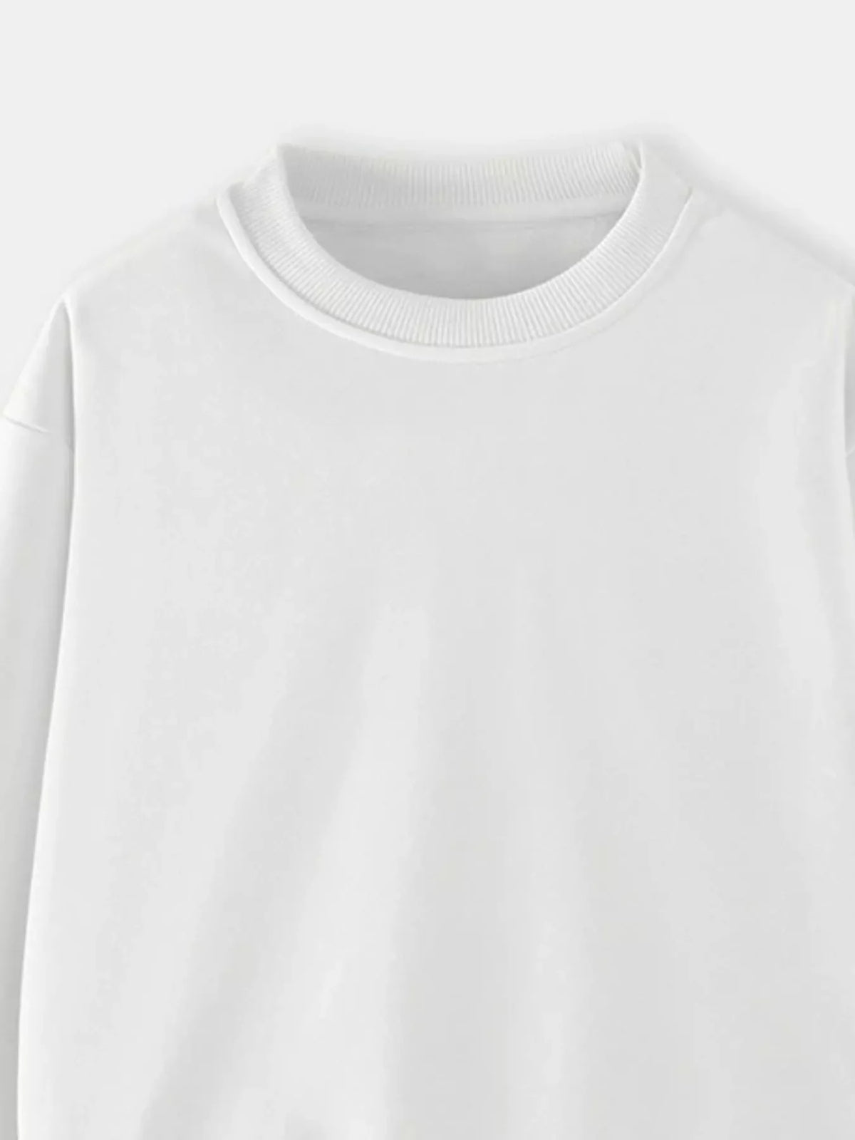 Children's Casual Solid Color Crew Neck Sweatshirt