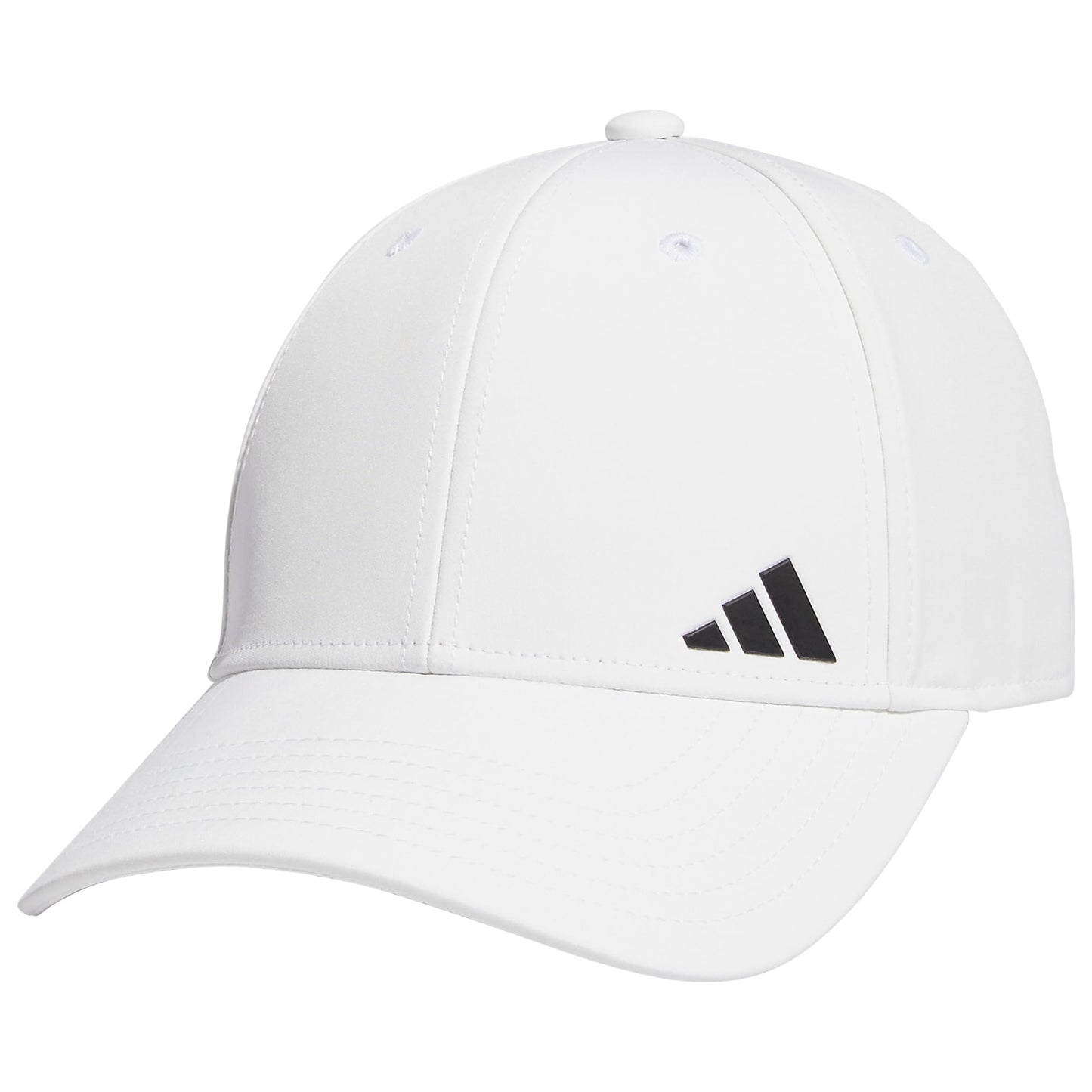adidas Womens Backless Ponytail Hat Adjustable Fit Baseball Cap White/Black One Size
