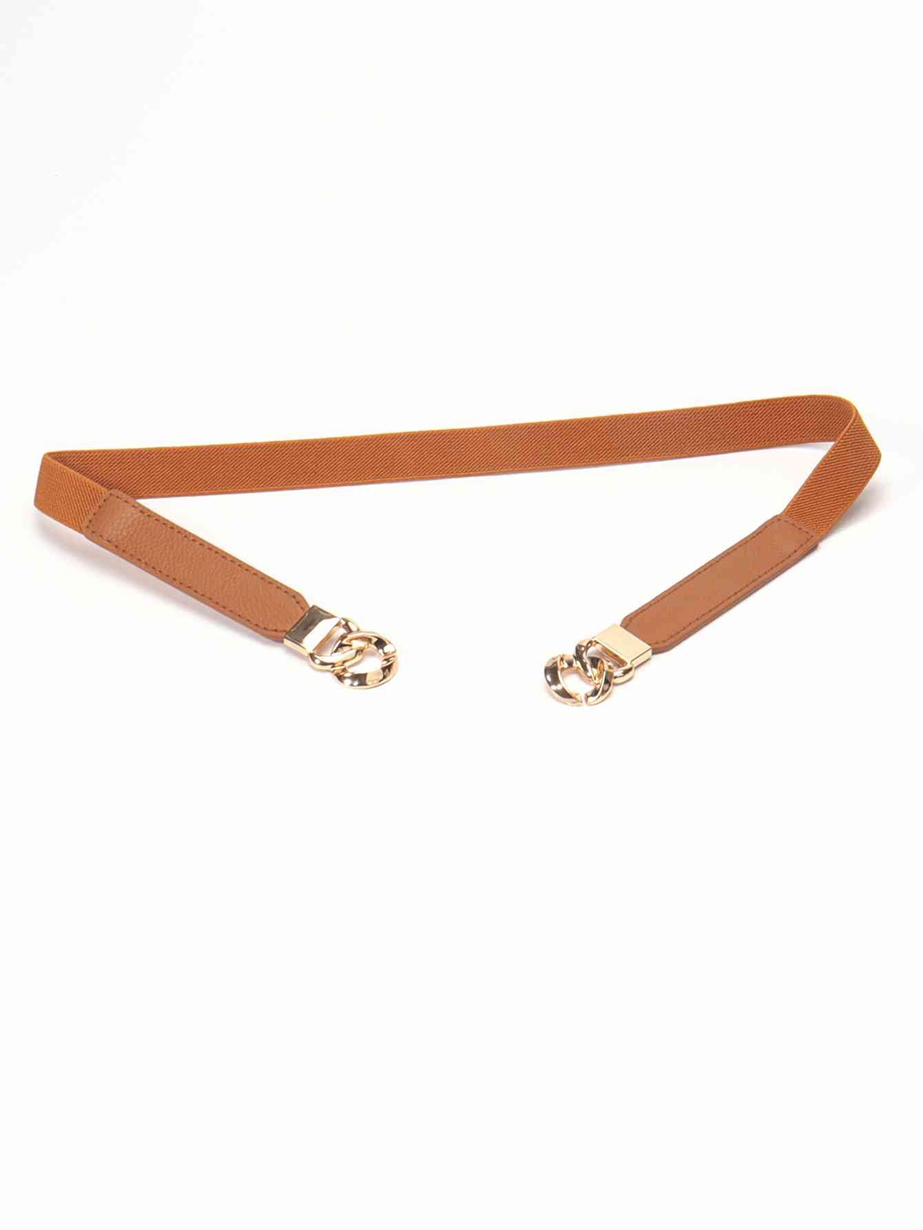 ElegantStyle Zinc Alloy Buckle Elastic PU Belt – Versatile and Stylish Accessory See size chart under “more details”