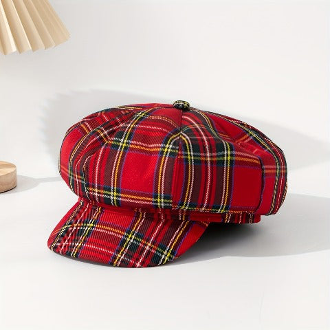 Sombrero octogonal ligero estilo retro británico
