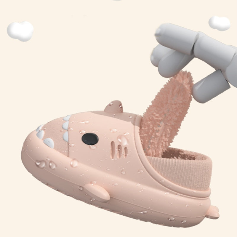 Unisex Shark Slippers Warm House Shoes