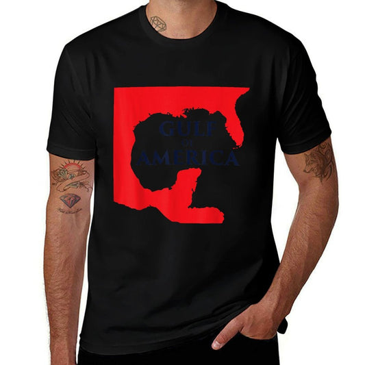 Camiseta de secado rápido patriótica del Golfo de Estados Unidos