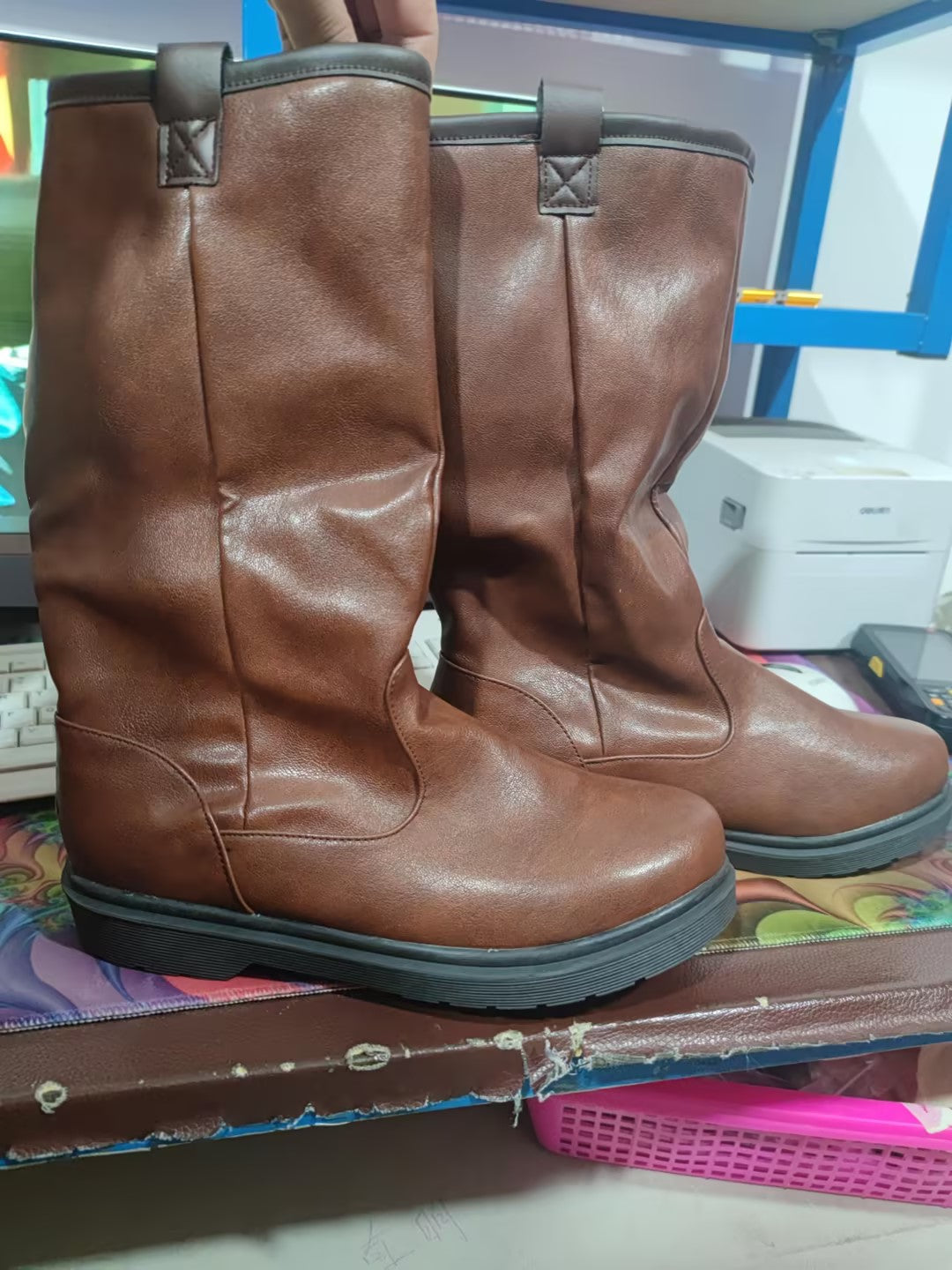 Women's Round-Toe Short Boots