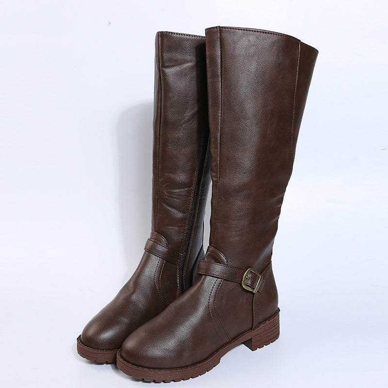 Women's European And American Style Knight Boots