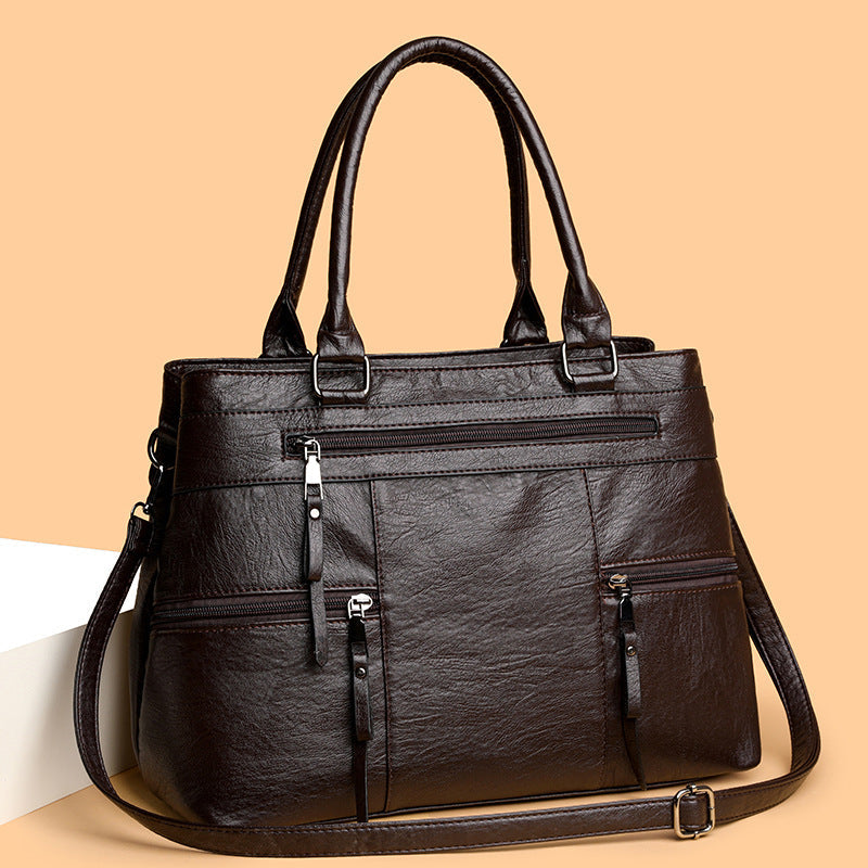 Temperament Wild Advanced Texture Messenger Bag