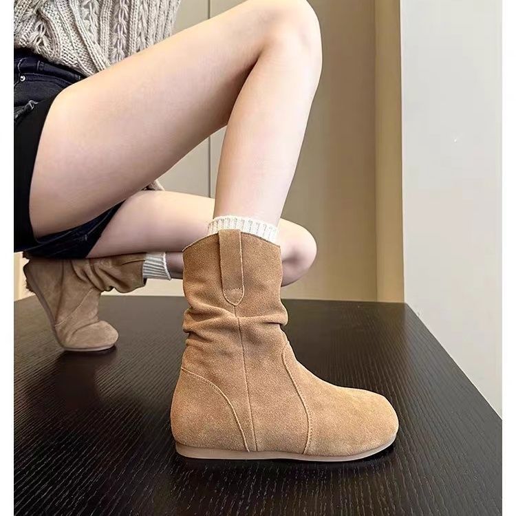 Women's Western Denim Martin Boots