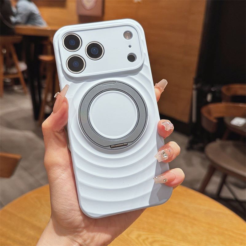 Wavy-pattern Liquid Silicone Phone Case