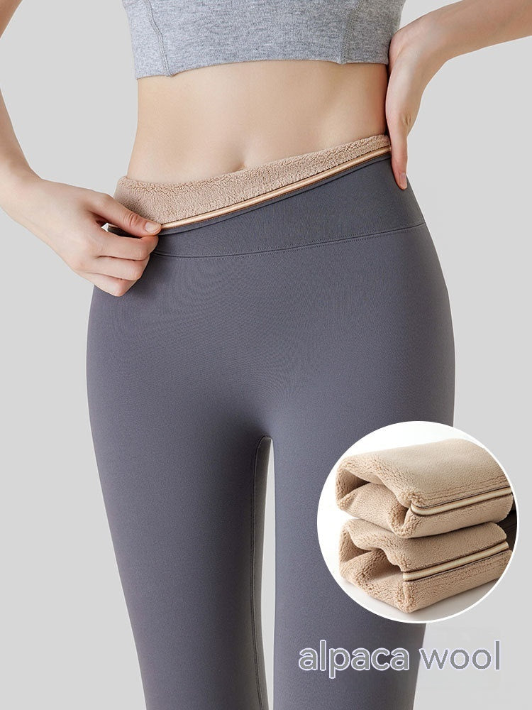 Leggings de mujer de tiro alto, forrados de forro polar y con efecto levantacolas