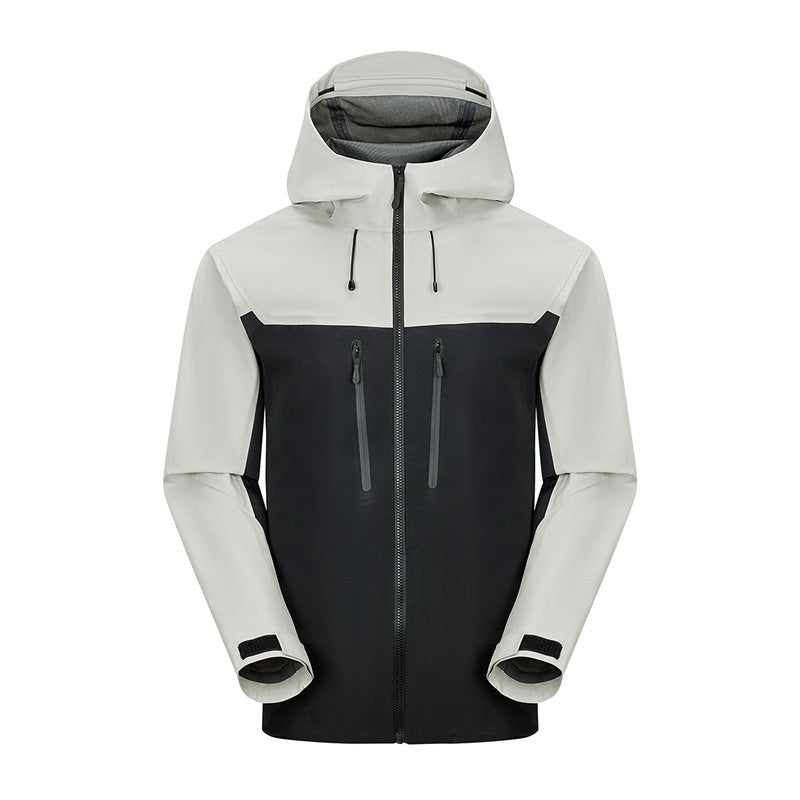 Chaqueta Impermeable Rígida Monocapa para Senderismo Unisex