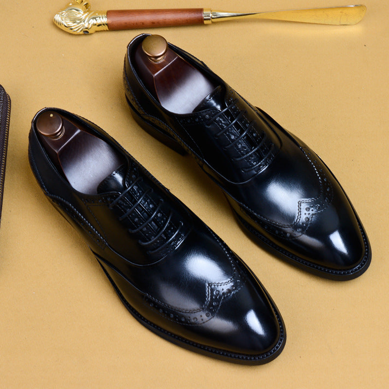 Men's Business Formal Pointed-Toe Oxford Shoes