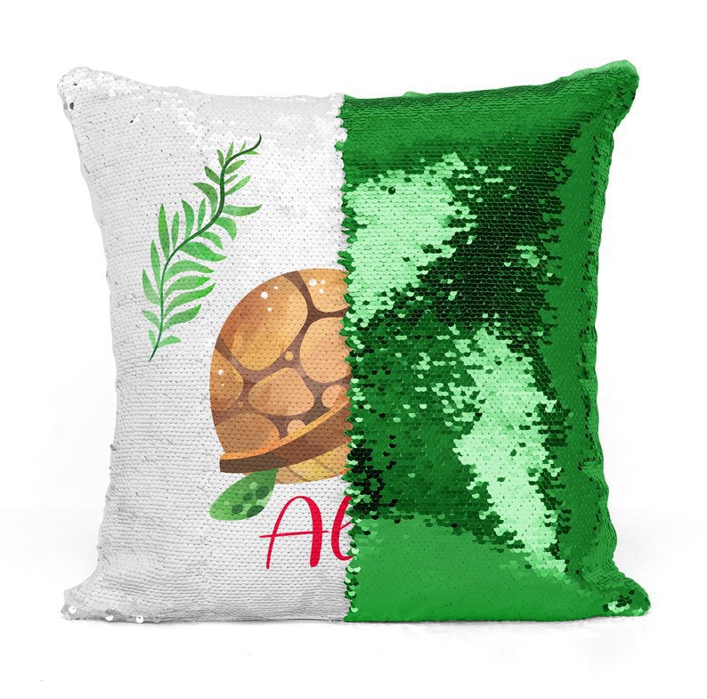 Sequins Throw Pillowcase with Custom Photo