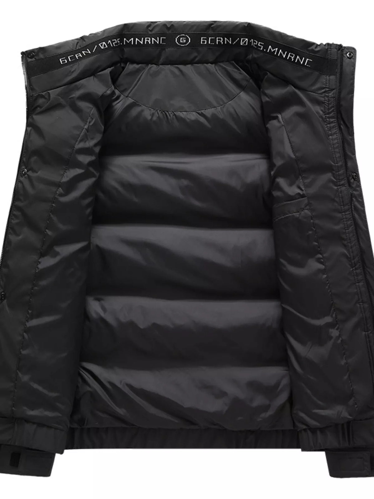 Men's Plus Size Stand Collar Puffer Jacket