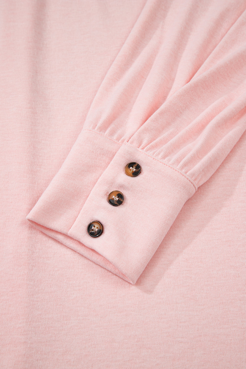 Conjunto de descanso de 3 piezas de top corto, pantalón corto y cárdigan en rosa claro