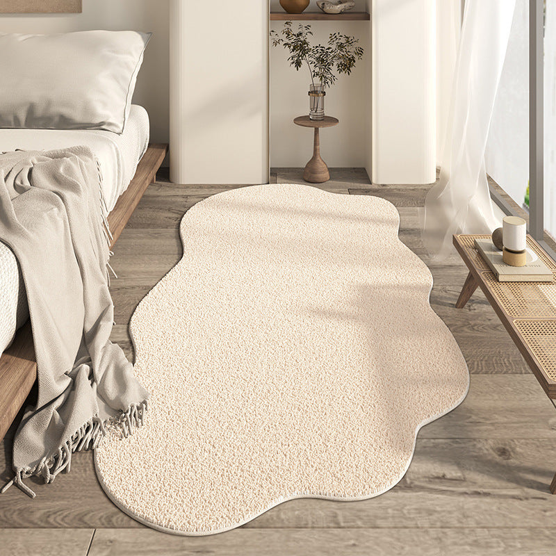 Japanese-style Household Bedroom Irregular-shaped Cashmere-look Modern Minimalist Floor Mat