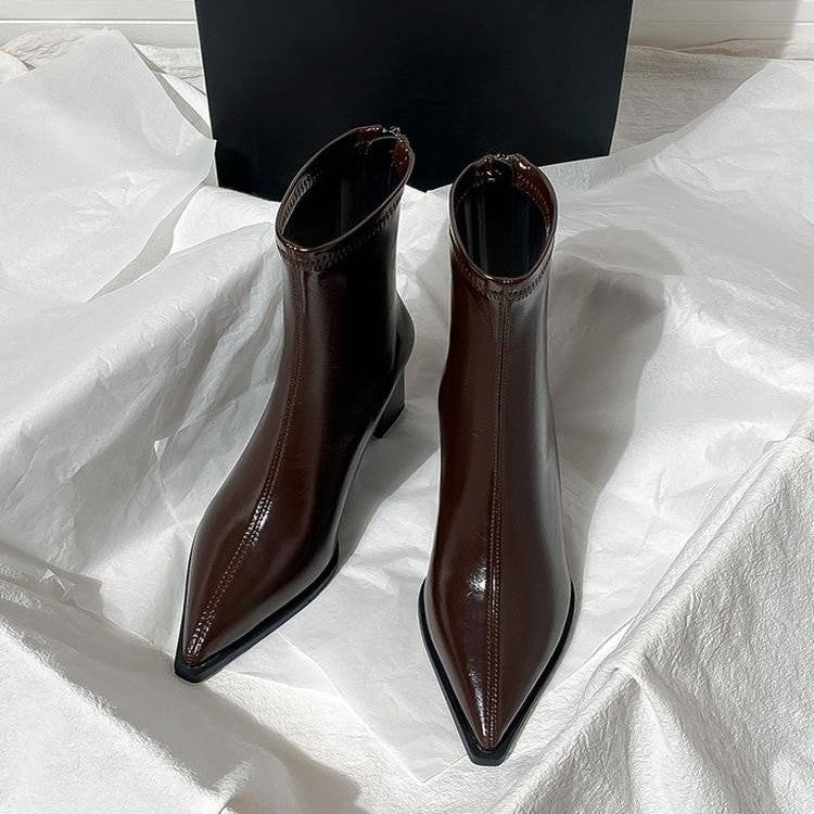 Women's Retro Soft Leather Ankle Boots