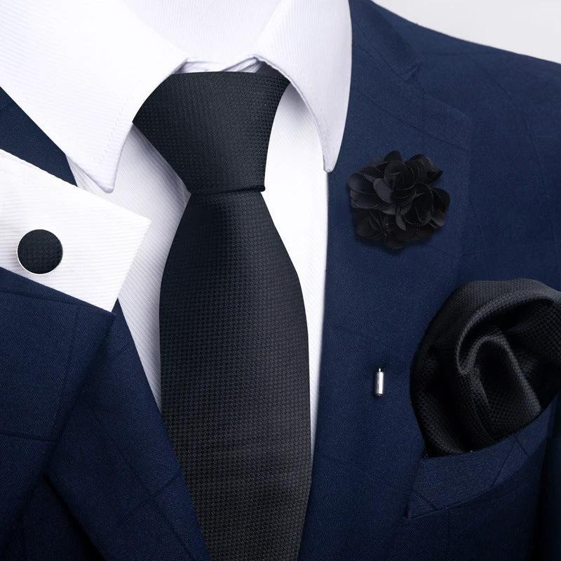 Men's Tie and Pocket Square Combo