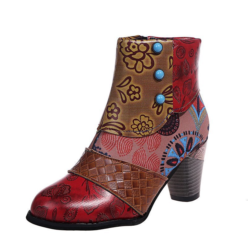 Women's Bohemian Martin Boots National Style
