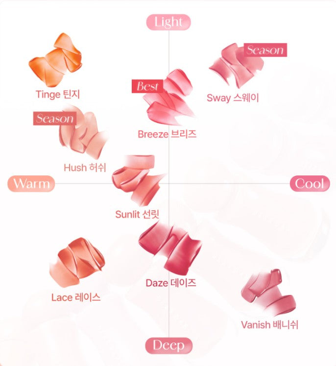 [DEAR DAHLIA] Dressy Glow Tint 4g (8colors)