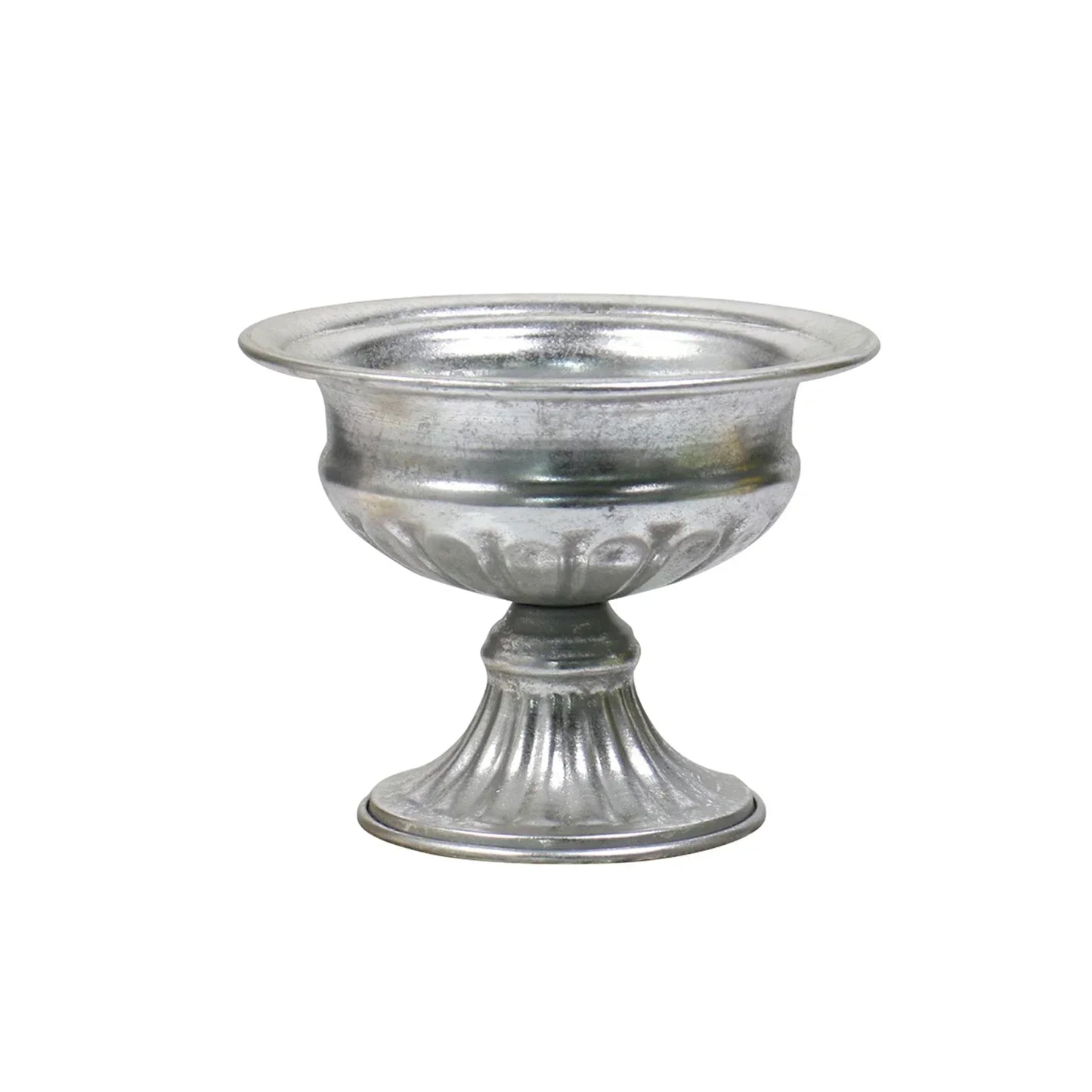 DecorBites™ Elegant Metal Flower Vase Candle Holders