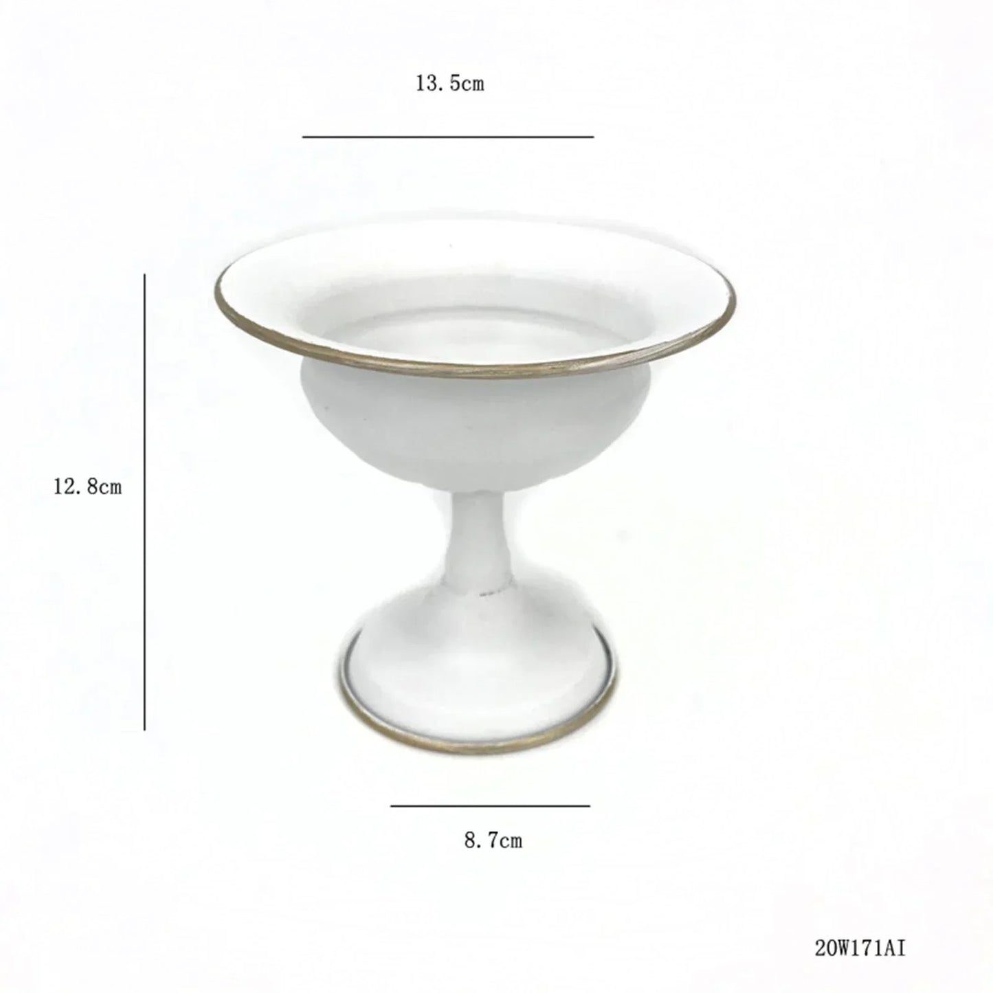 DecorBites™ Elegant Metal Flower Vase Candle Holders