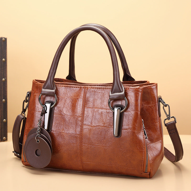 Retro Contrasting Color Travel Bag