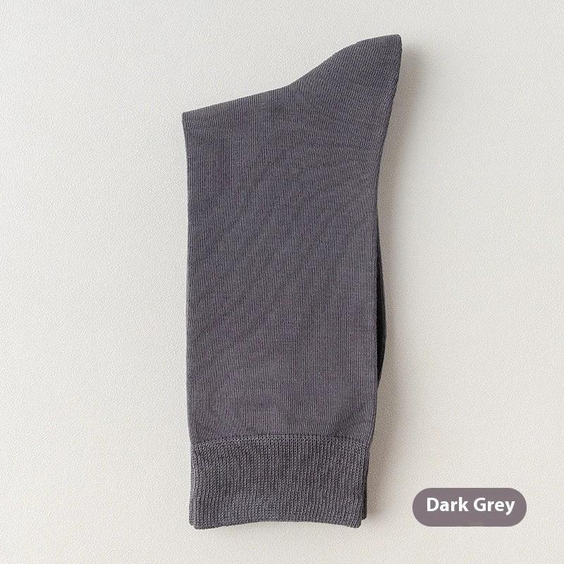 Men's Mid-calf Pure Cotton Business Socks