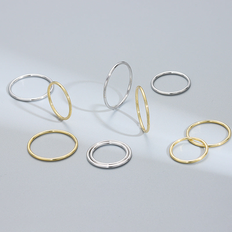 S925 Sterling Silver Coil Ring