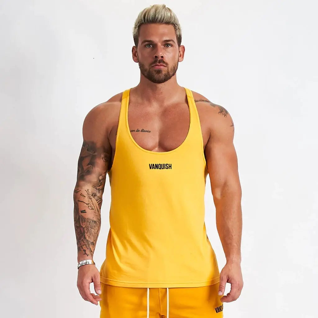 Men's Casual Cotton Vest for Gym & Exercise