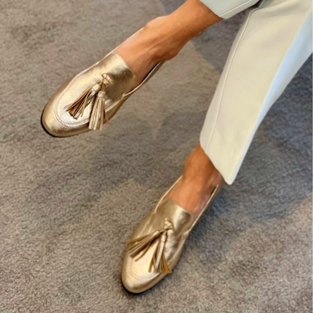 Men's Casual Flat Tassel Round-Toe Loafers