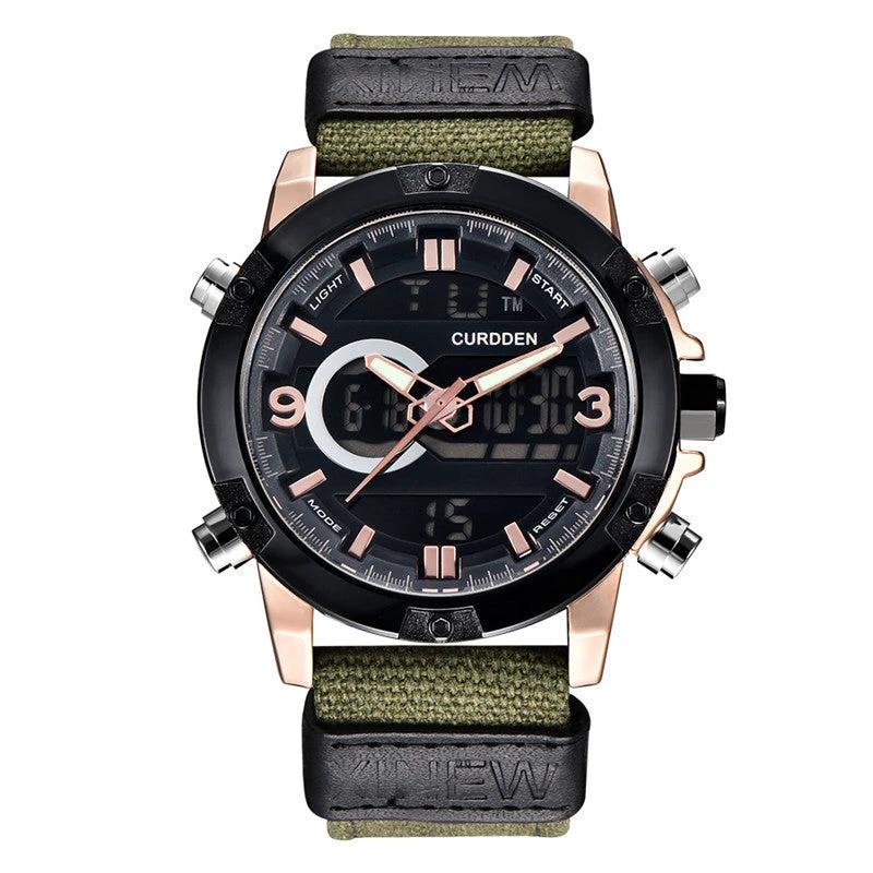 Men's Fashion Belt Multi-functional Watch