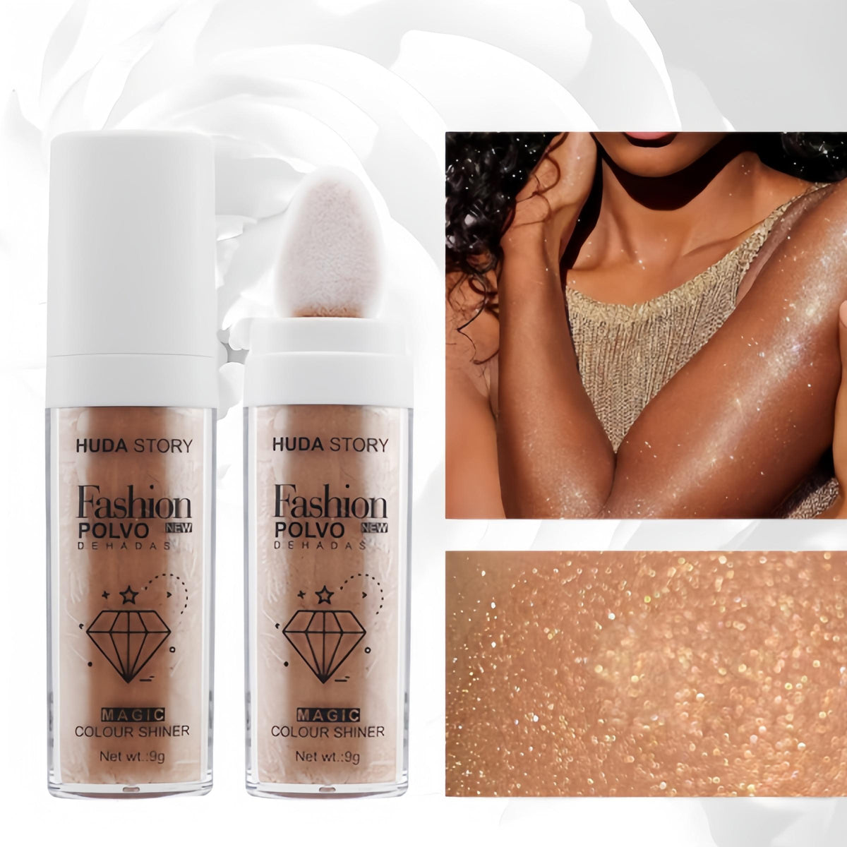Body & Hair Pearlescent Glitter Powder Makeup