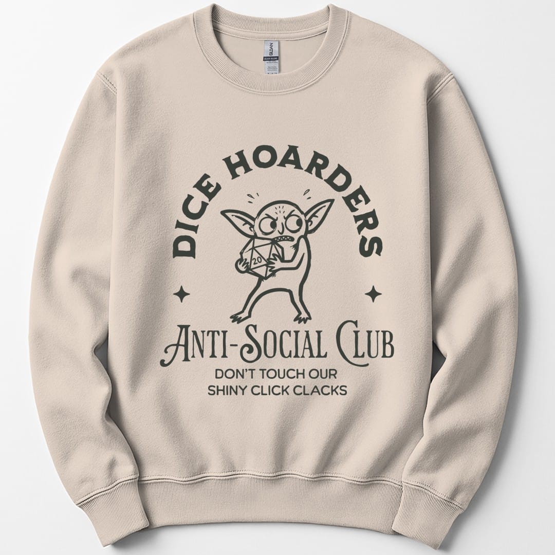 Dice Hoarders Anti-Social Club Sweatshirt