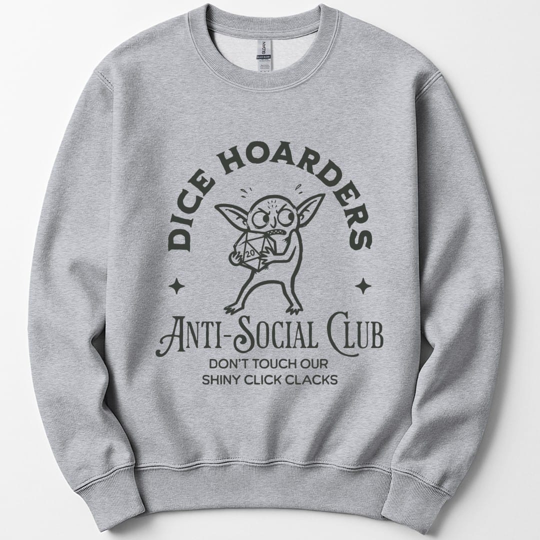 Dice Hoarders Anti-Social Club Sweatshirt