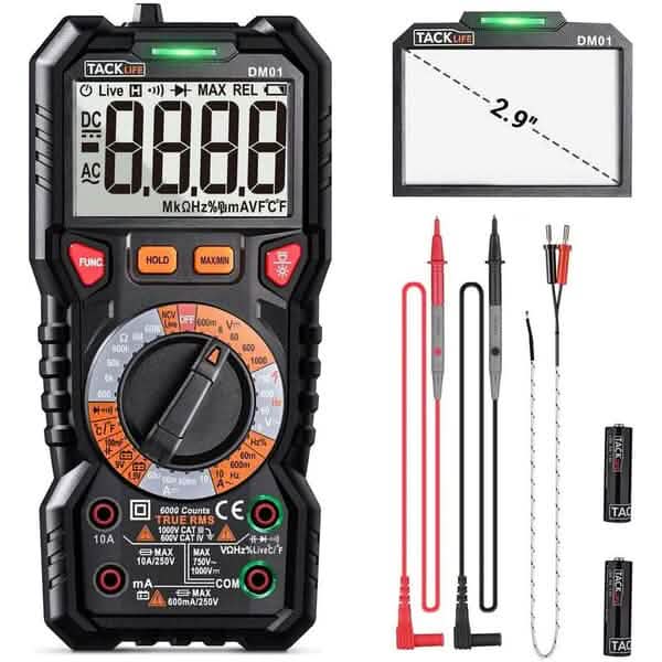 Digital Multimeter TRMS 6000 Counts