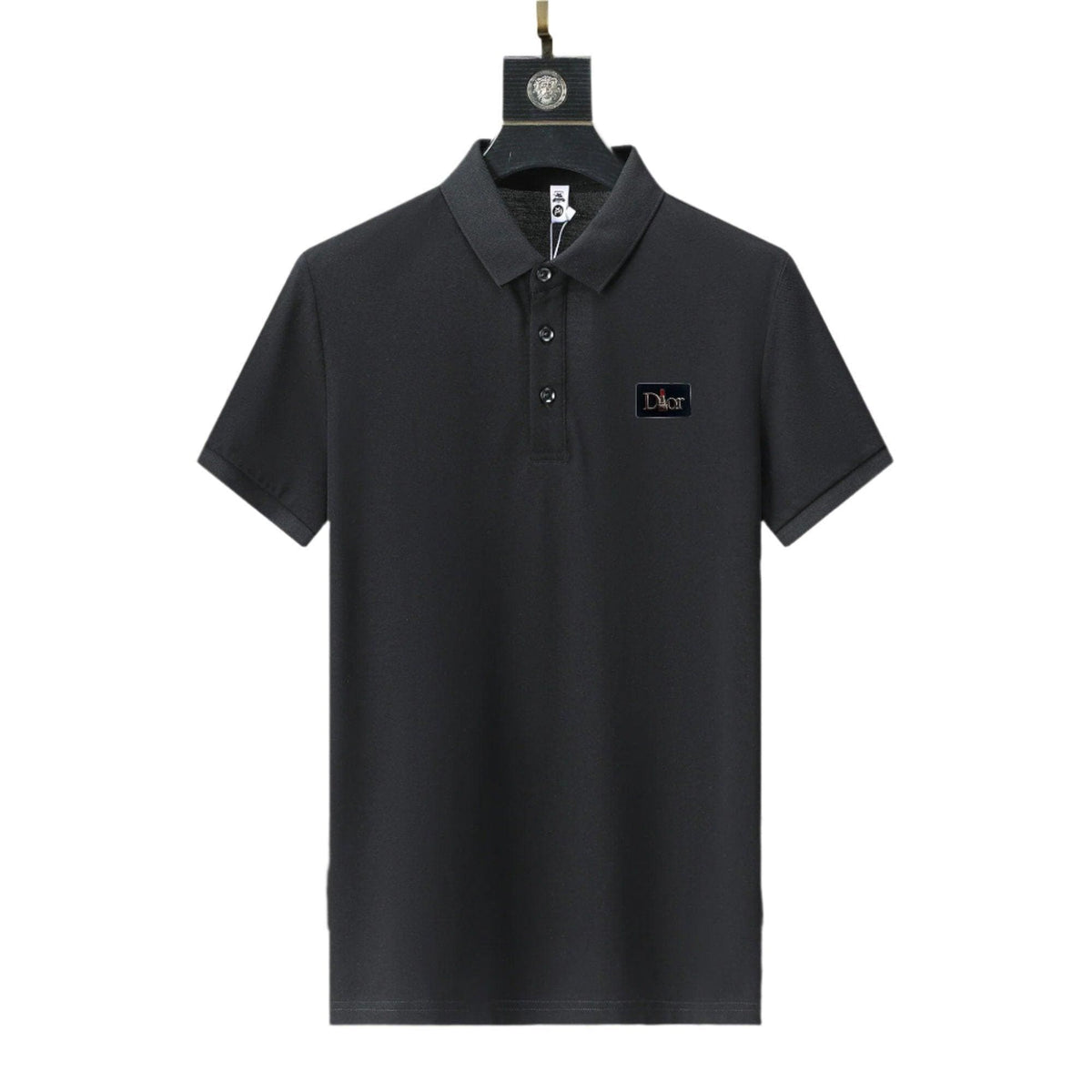 Dior Black T-Shirt With Collar