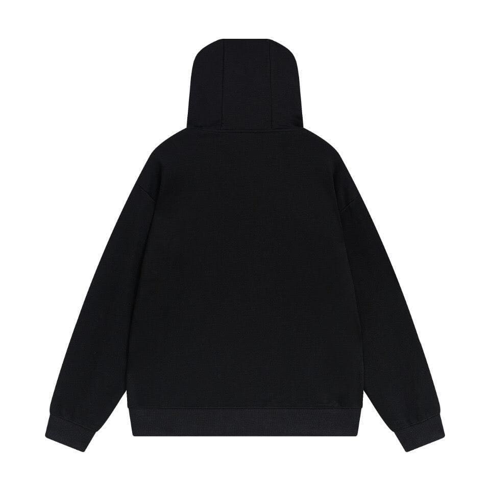 Dior Classic Letter Embroidered Hoodie Black