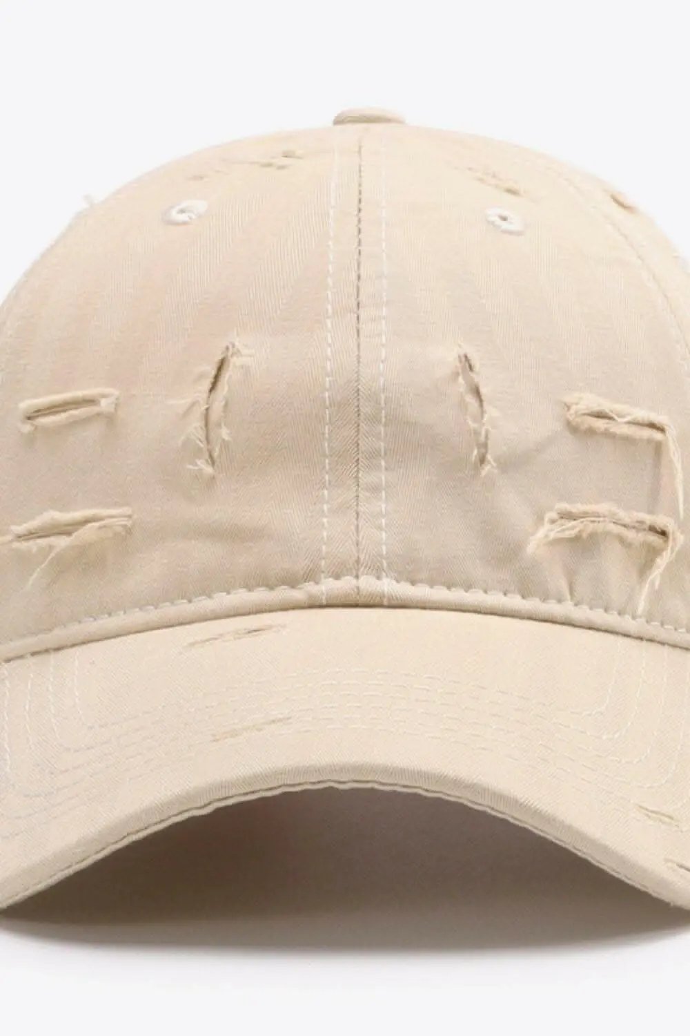 Gorra de béisbol desgastada Trendsi de algodón ajustable — Estilo vintage