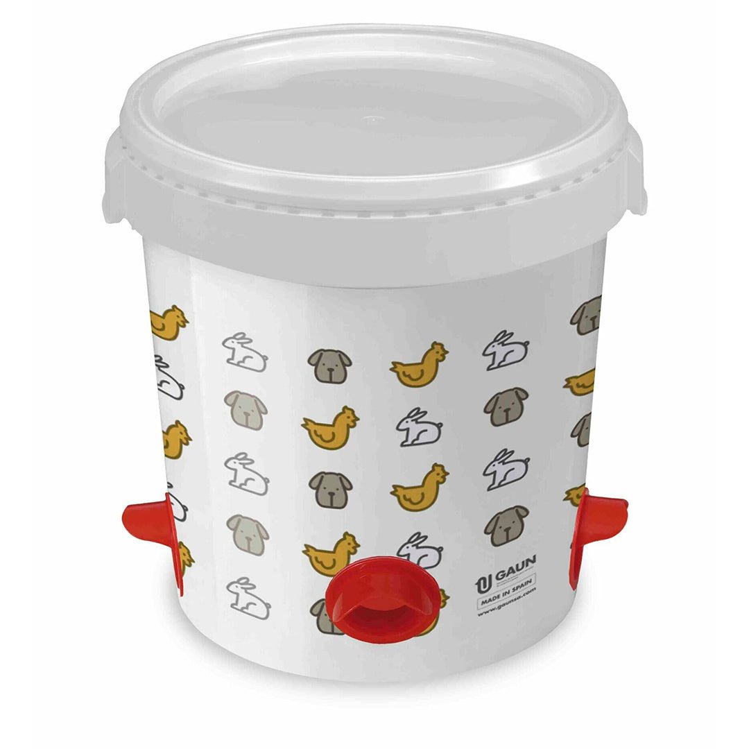 Comedero de pollo DIY – 32 L, comedero de aves de corral de alta capacidad