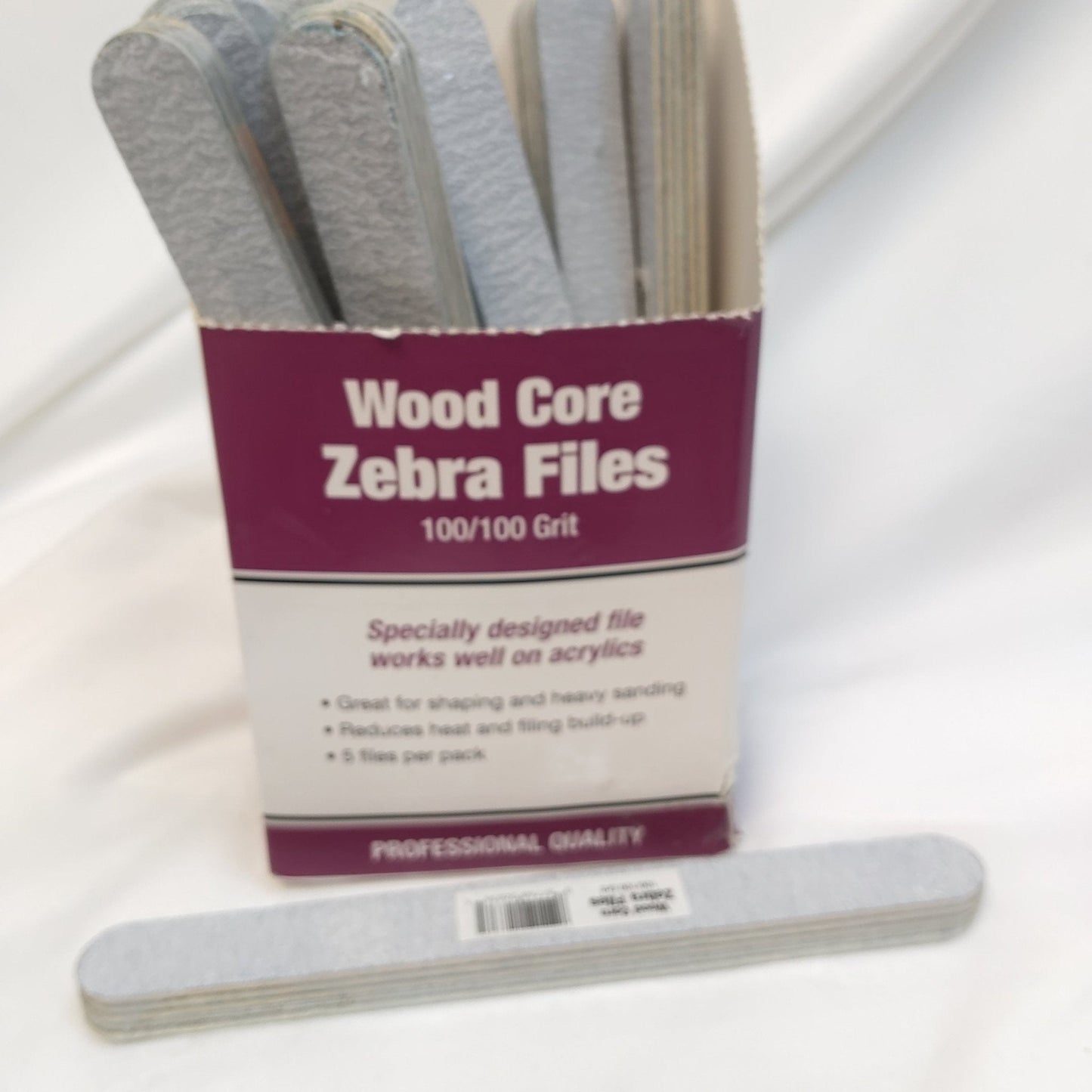 DL Professional Wood Core Zebra Files 5 Pcs