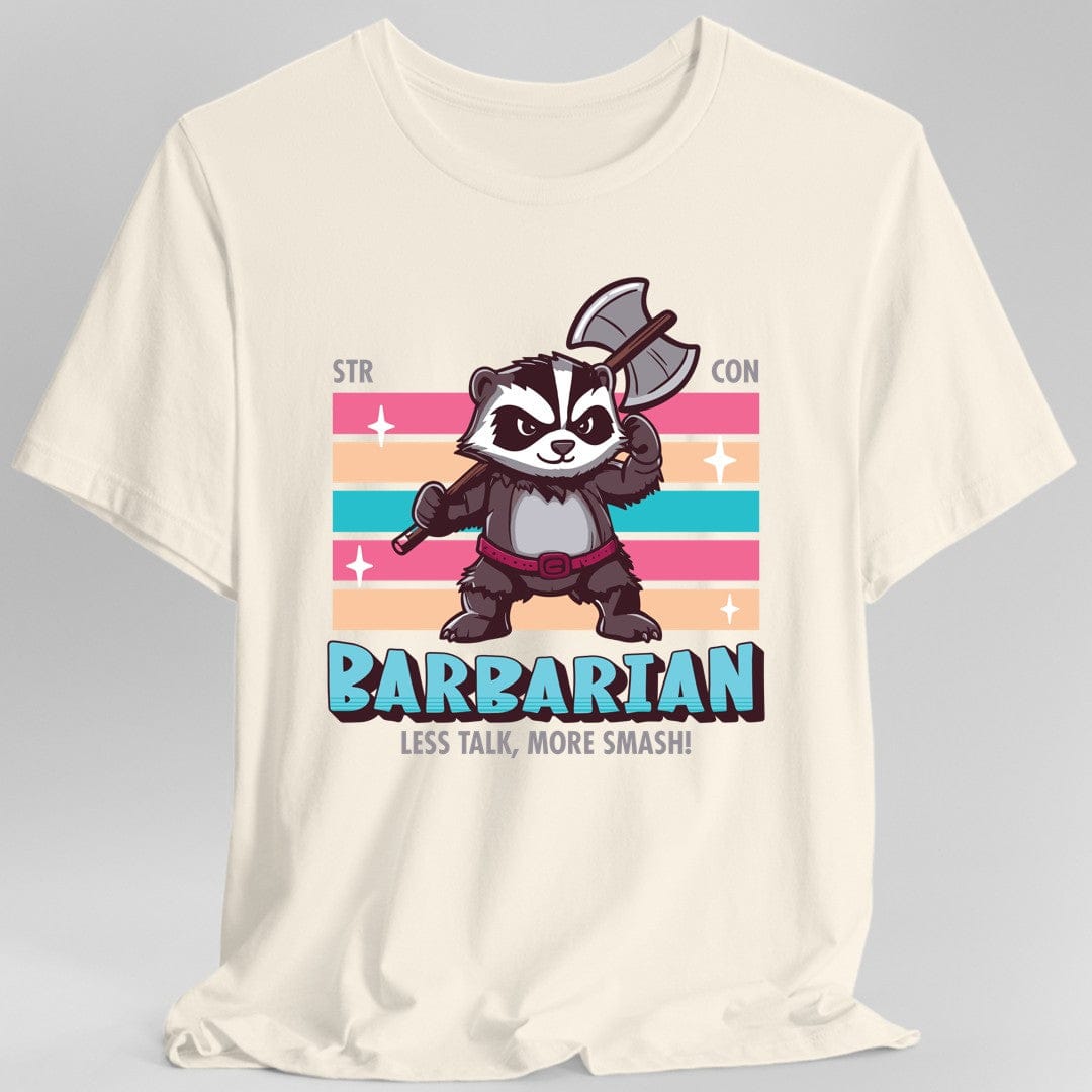 Camiseta de Bárbaro de DnD - Camiseta Kawaii de Clase de D&D