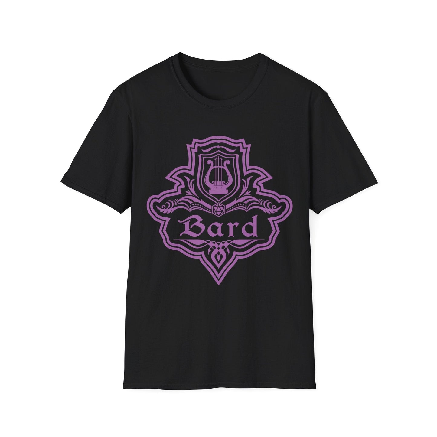 Camiseta con el emblema de la clase Bardo de DnD