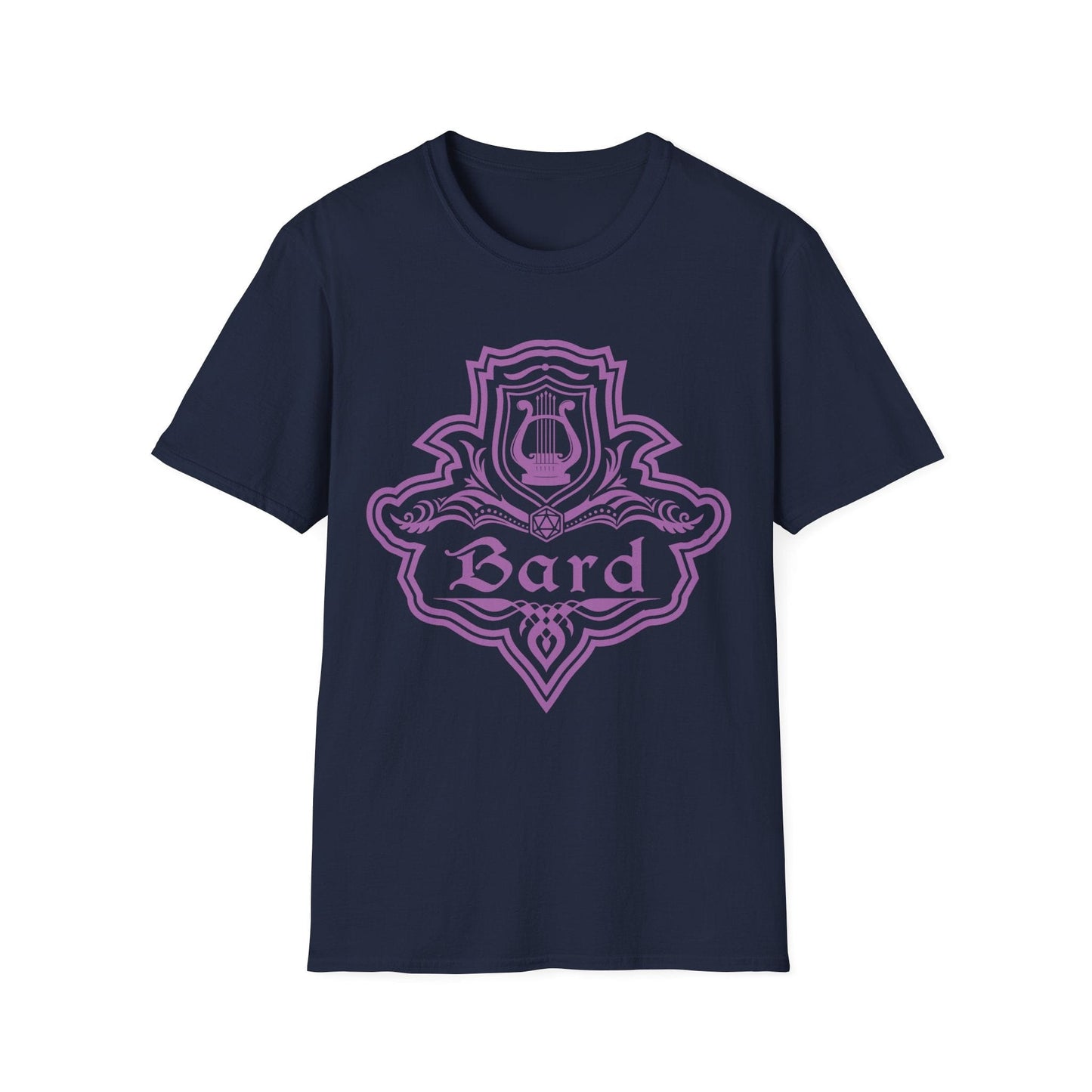 Camiseta con el emblema de la clase Bardo de DnD