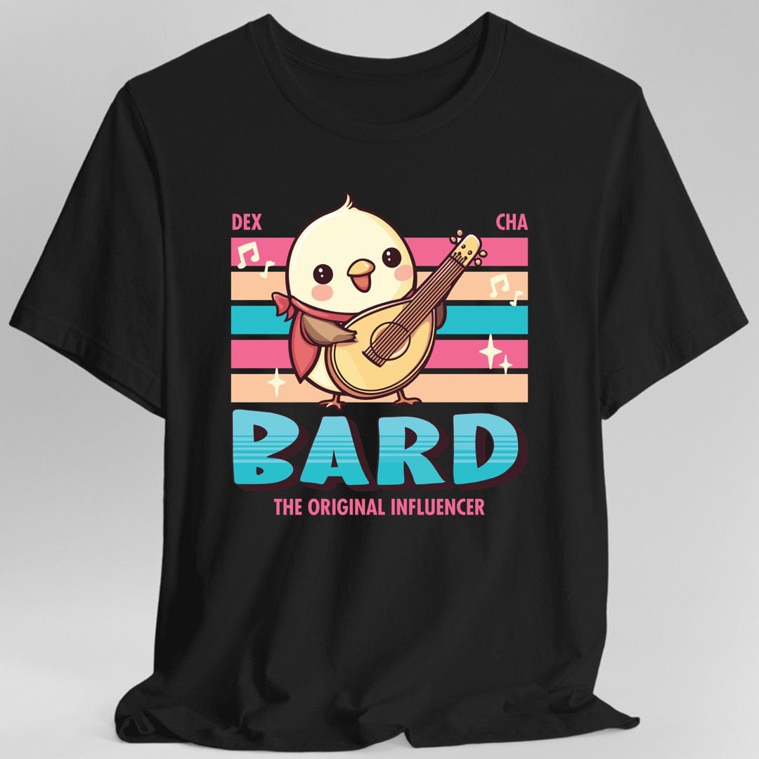 Camiseta de bardo de Dragones y Mazmorras - Camiseta de clase Kawaii de D&D